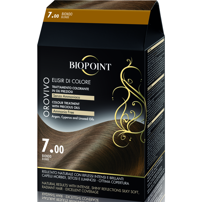 Ngjyrë за коса Biopoint Orovivo 7.00 bionde, 100 ml