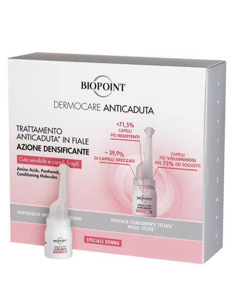 Серум за коса Biopoint Personal Dermocare Anticadura Woman, 20 парчиња