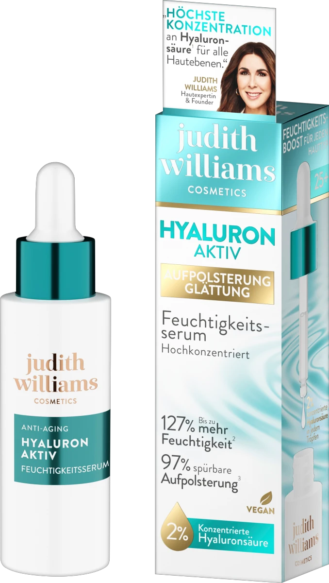 Serum kundër Plakjes Judith Williams Hyaluron Aktiv, 30 ml