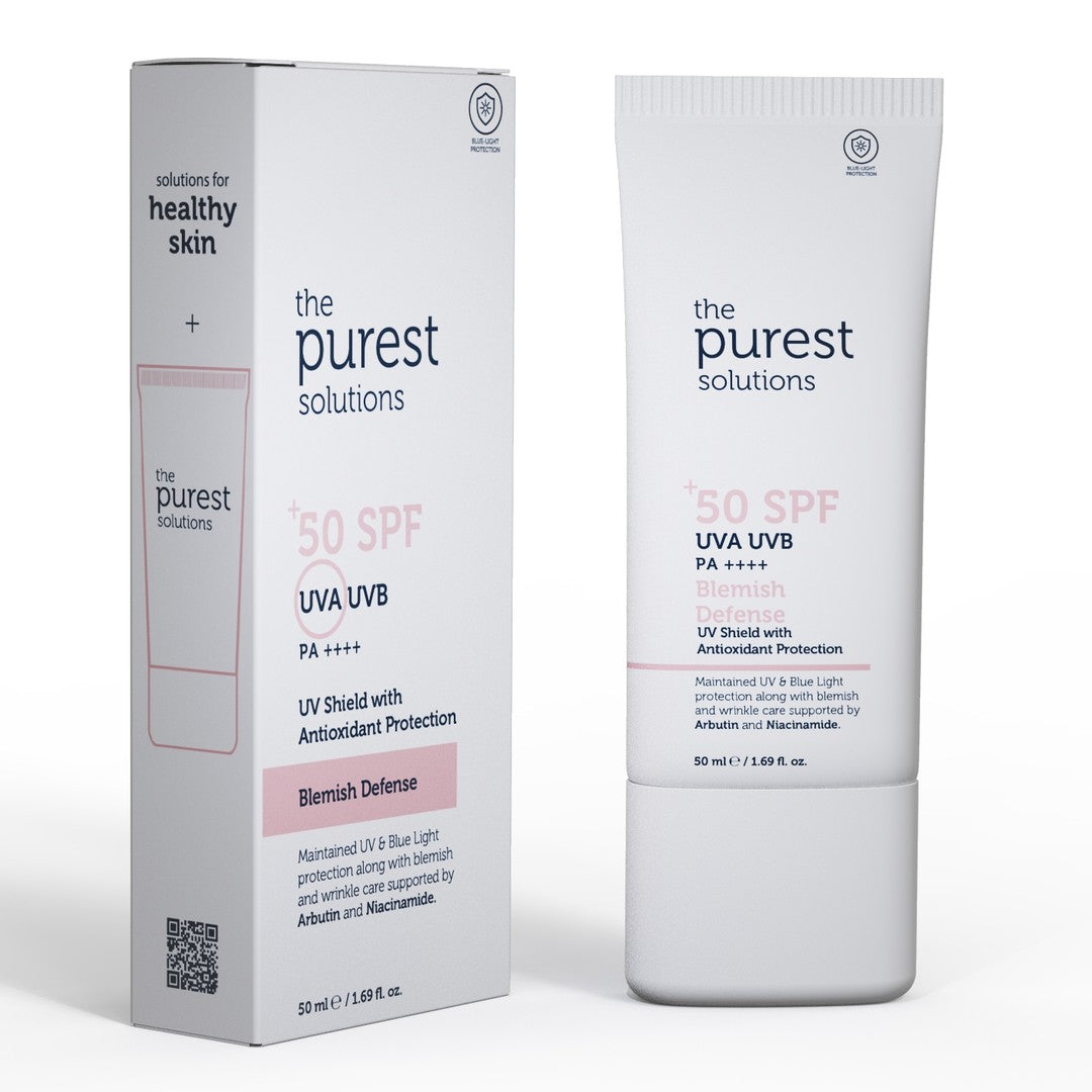 Krem mbrojtes ndaj rrezeve UVA/UVB me pigmentim - The Purest Solutions, 50ml